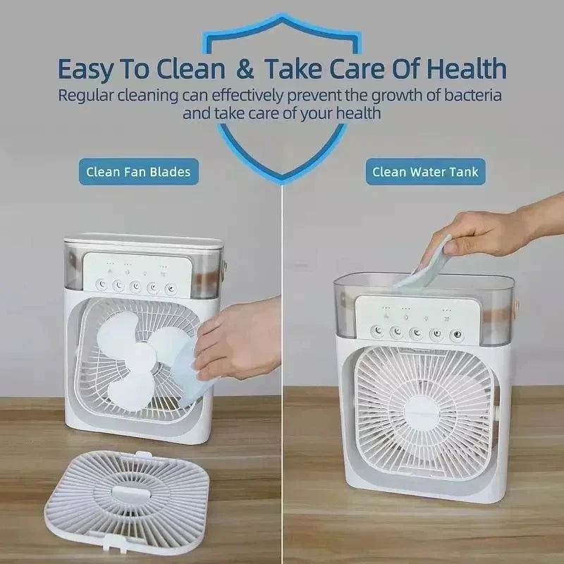 3-in-1 Portable Humidifier Fan Air Conditioner