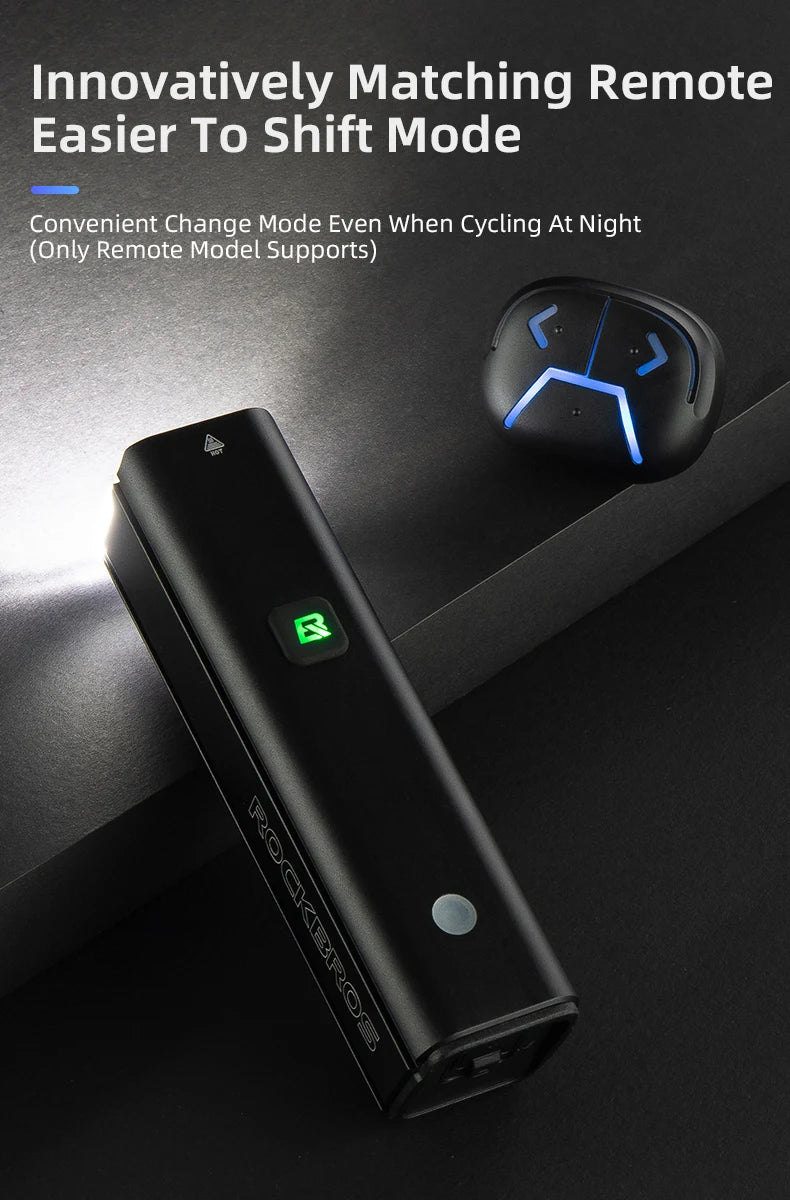 Luz delantera para bicicleta ROCKBROS de 5000 mAh