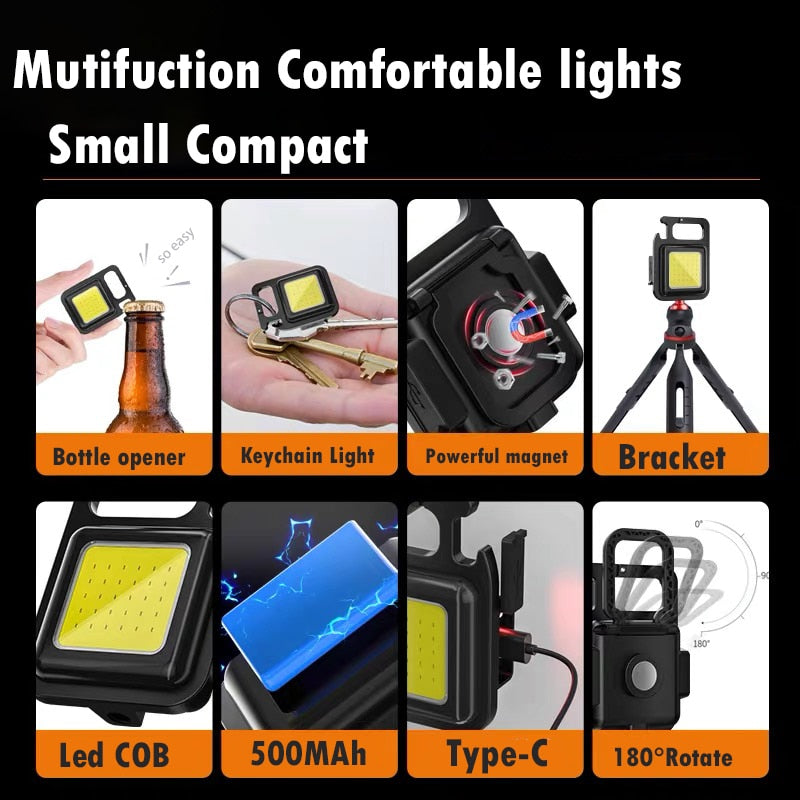 Mini LED Flashlight Keychain - BestShop
