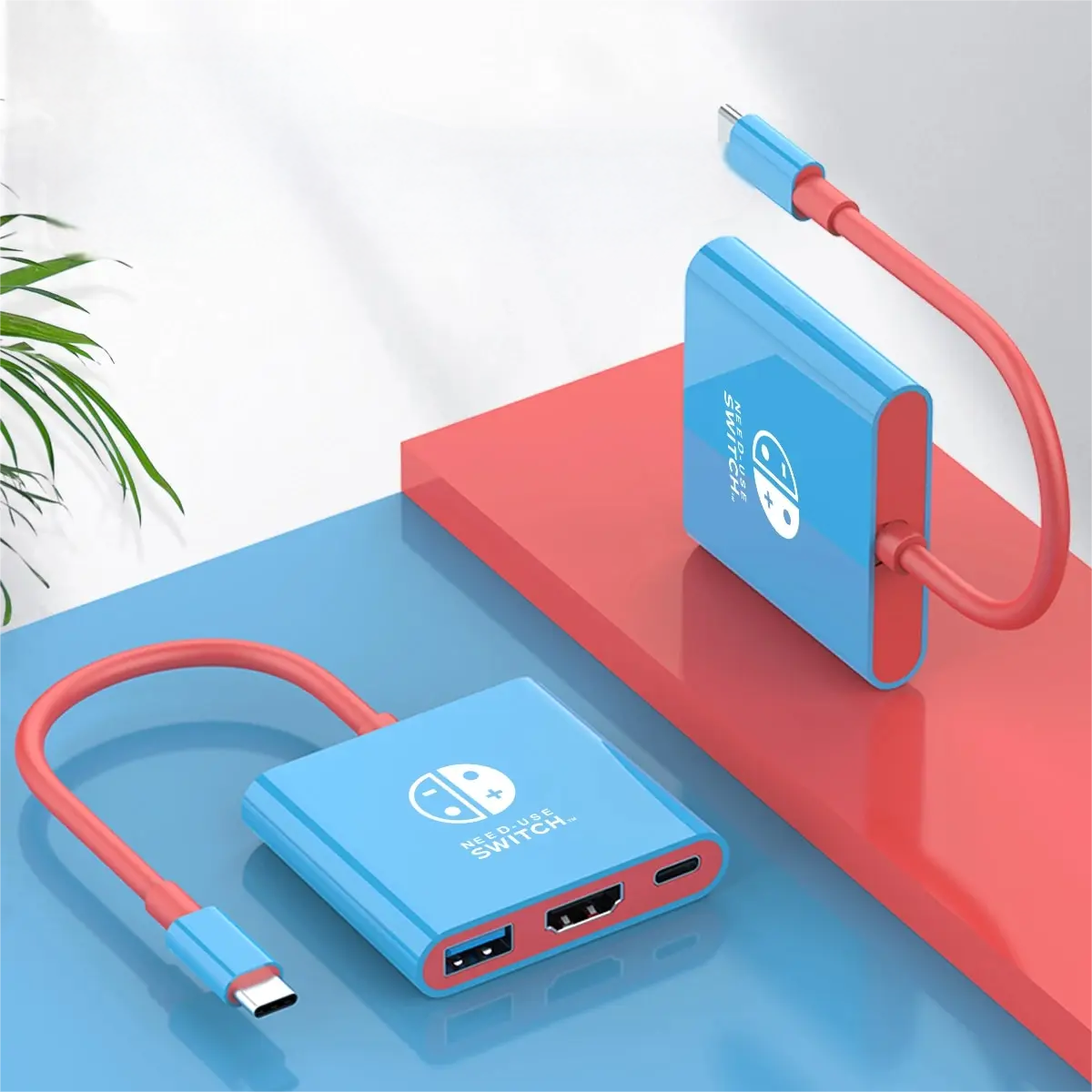 Switch Dock 4K HDMI USB 3.0 Hub Adapter