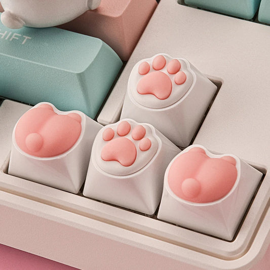 Cute Cat Paw Keycaps For Mechanical Keyboard 1PC