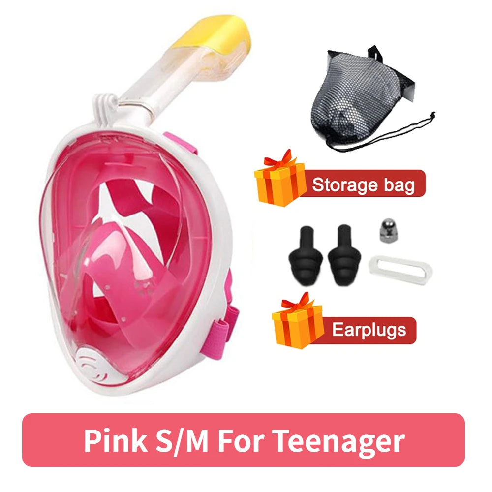 Underwater Scuba Anti Fog Full Face Diving Mask