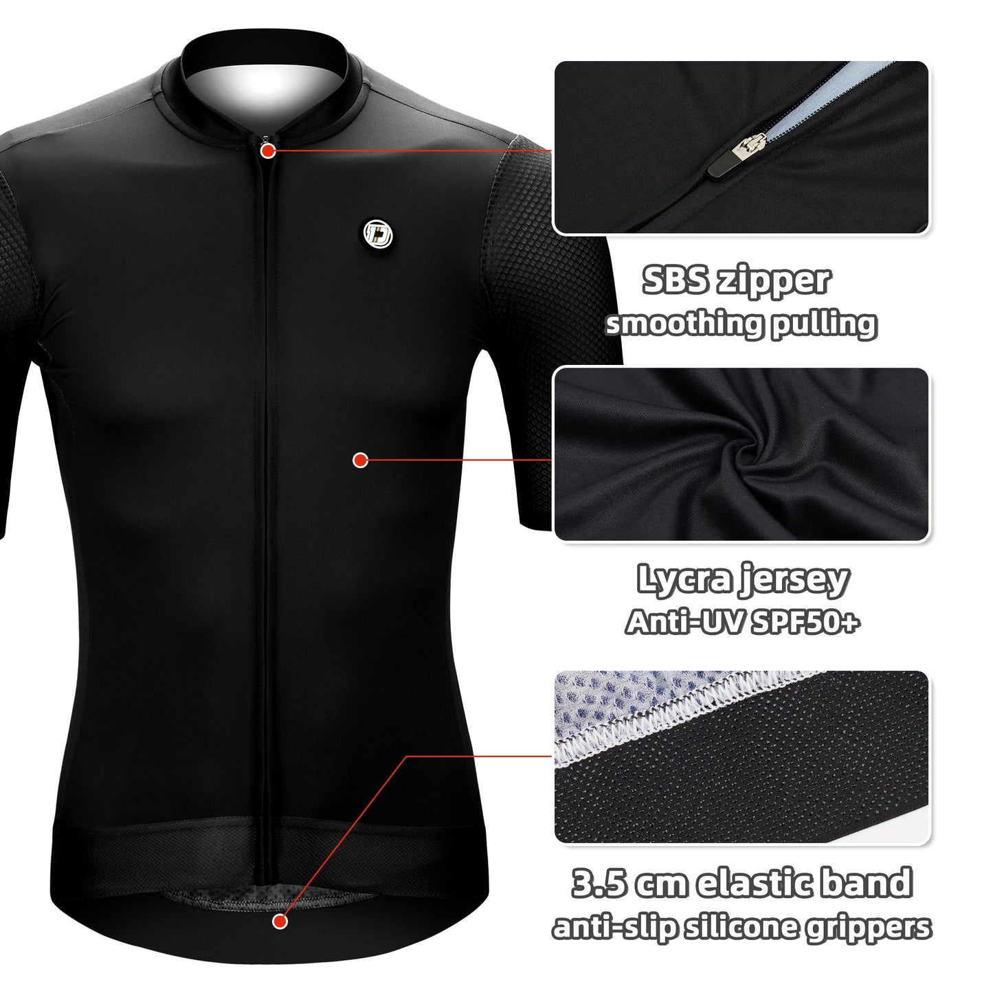 Cycling Jersey Slim Fit SPF 50+ - BestShop