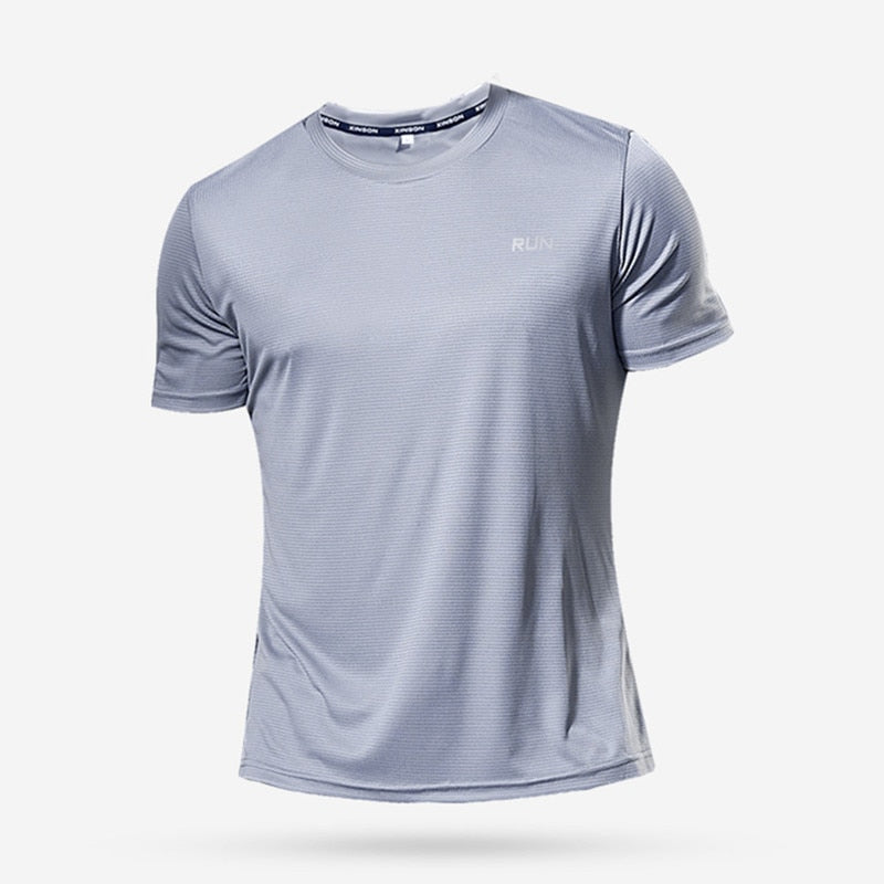 Multicolor Quick Dry Short Sleeve Sport T Shirt - BestShop
