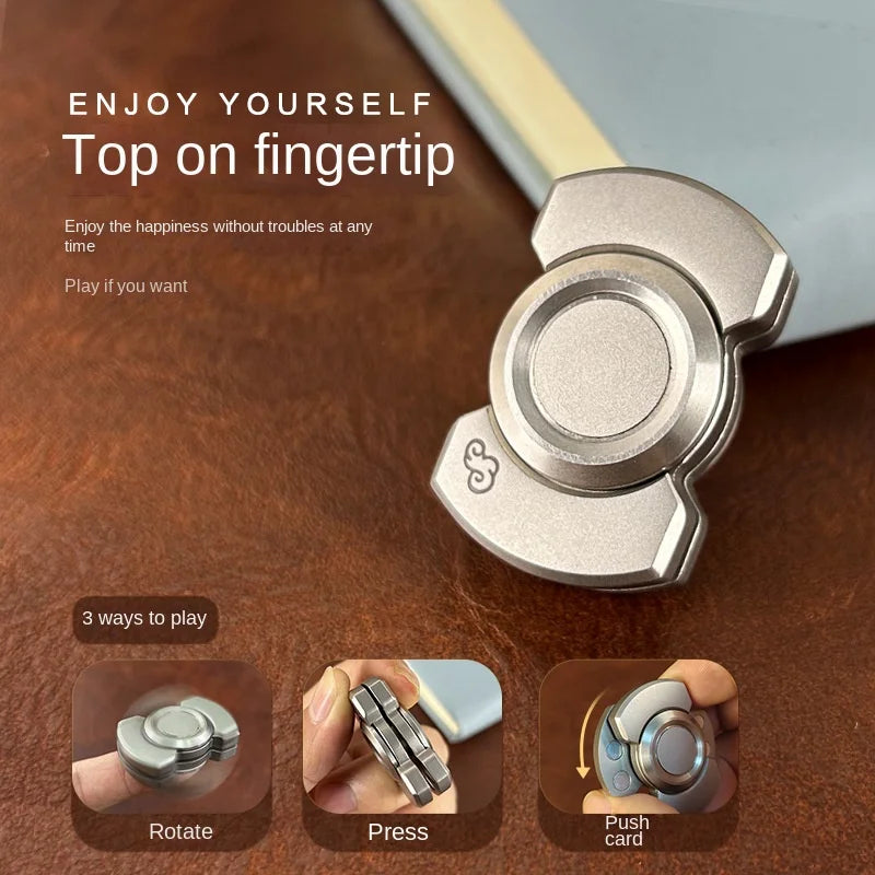 Stainless Steels 3 in 1 Fidget Spinner and Slider
