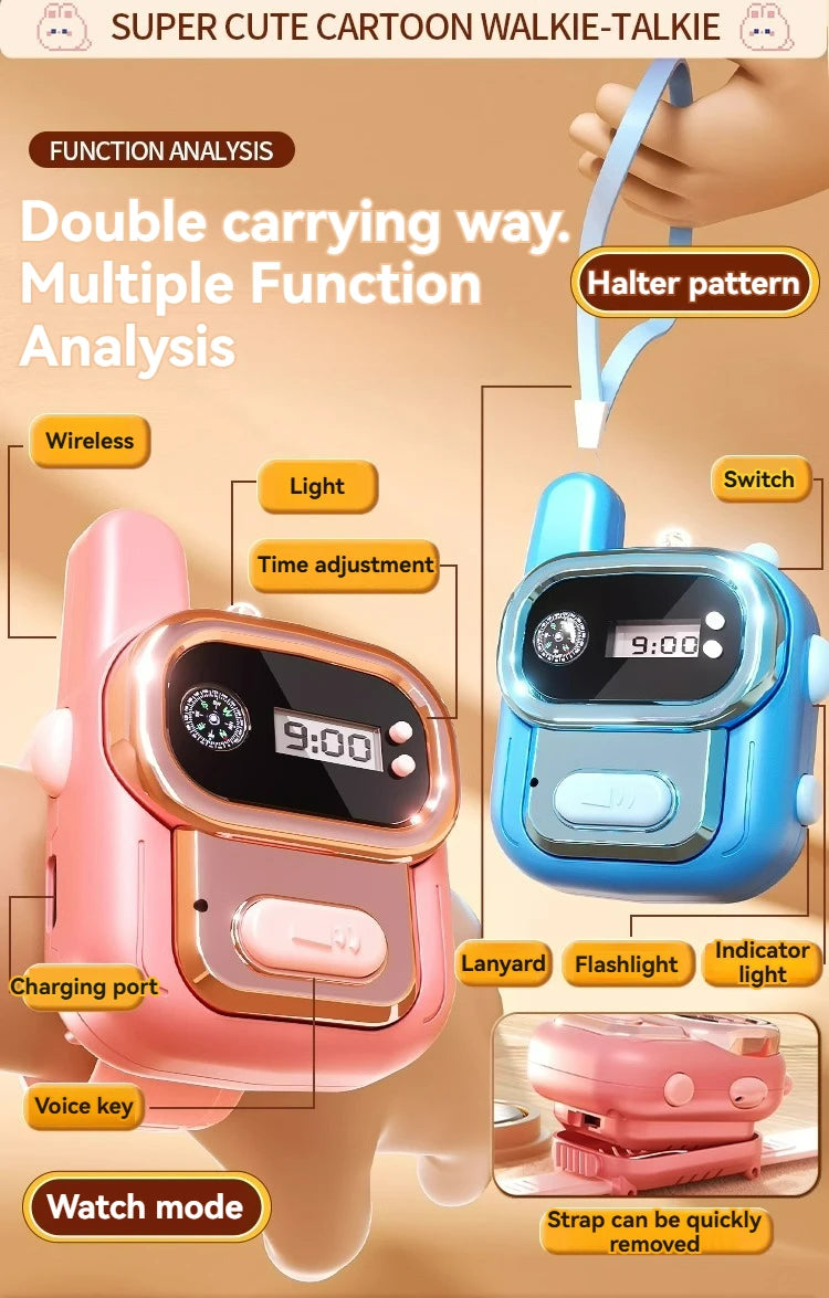 Children Walkie Talkie Wireless Watch