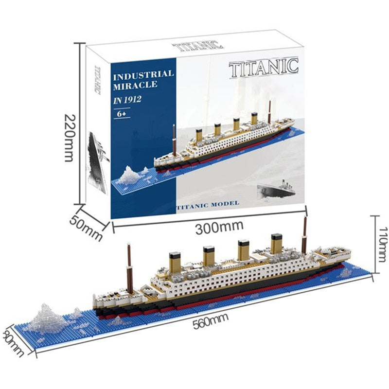 Titanic Creative Luxury Iceberg Cruise Ship Boat Wreck Set - BestShop