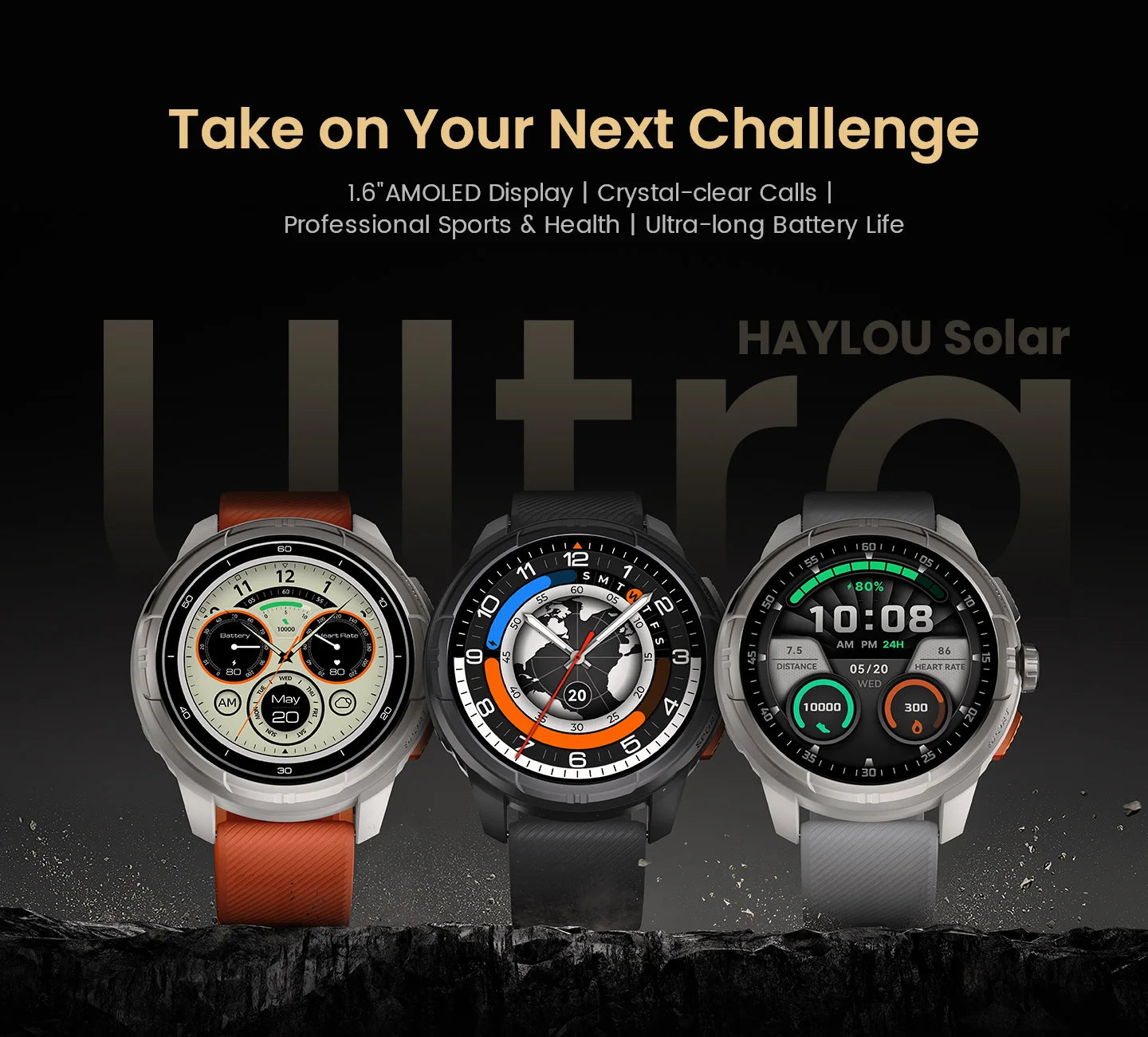 HAYLOU Solar Ultra GPS Smart Watch