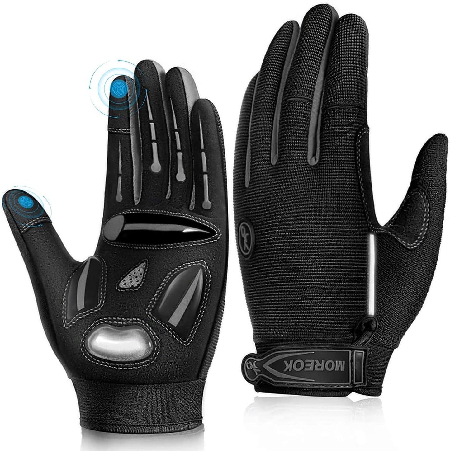 MOREOK Bike Gloves 5MM Liquid Gel Pad Bicycle Gloves Shockproof - BestShop