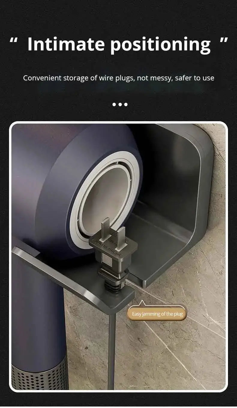 Hair Dryer Storage Rack
