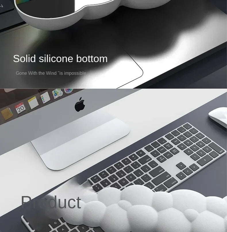 Cloud Mouse pad with wrist rest