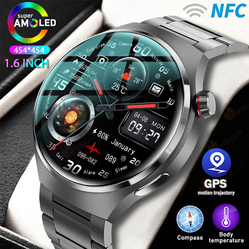 AMOLED NFC Watch GT4 Pro Smartwatch