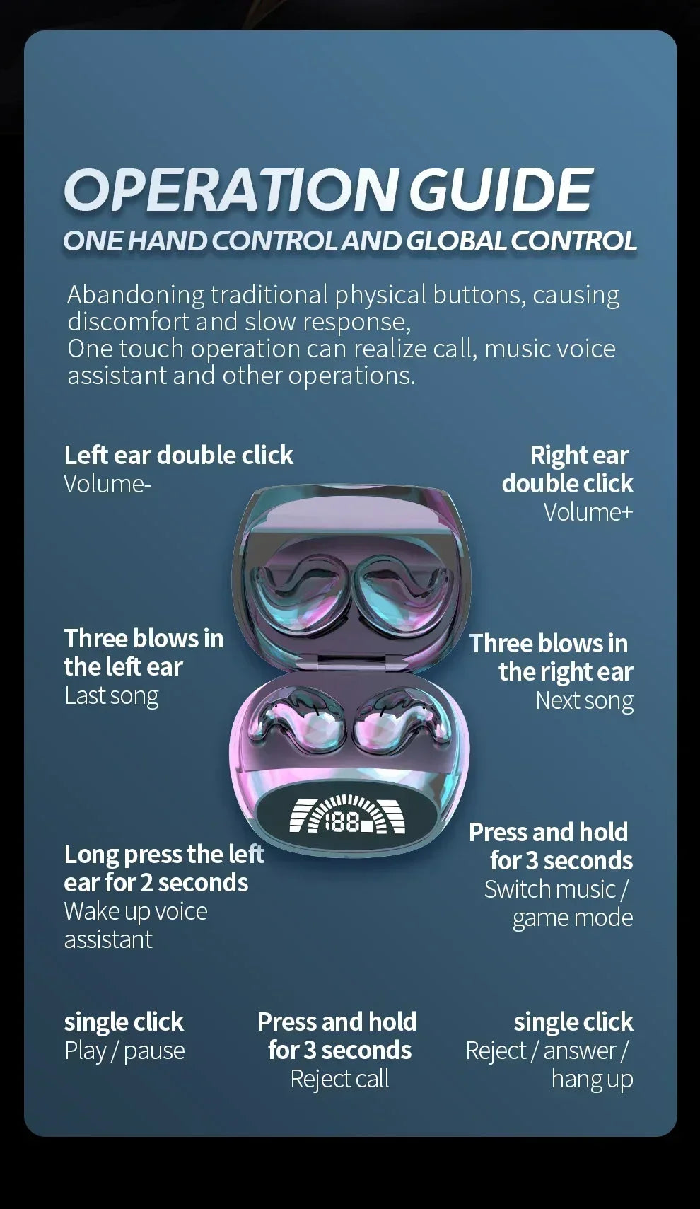 MD528 Wireless Sports Bluetooth earphones