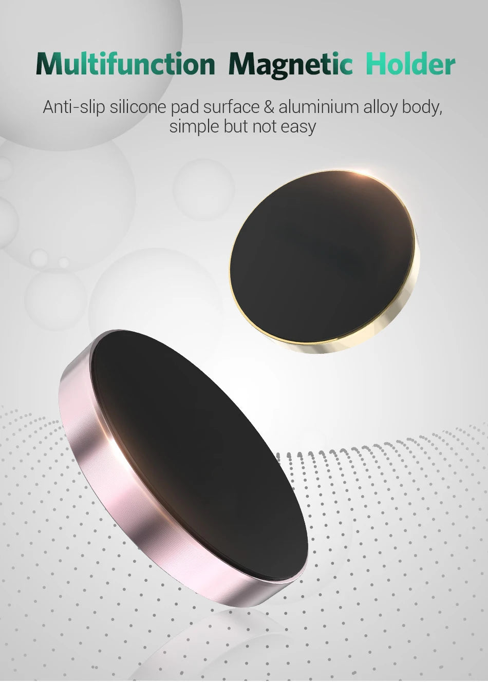 Magnetic Stick on Phone Car Holder