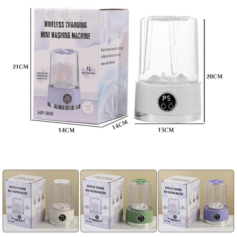 Mini Rechargeable Portable Washing Machine