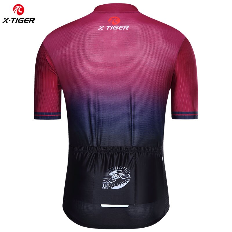 X-TIGER Cycling Jersey Mens Bike Shirt Short Sleeve - BestShop