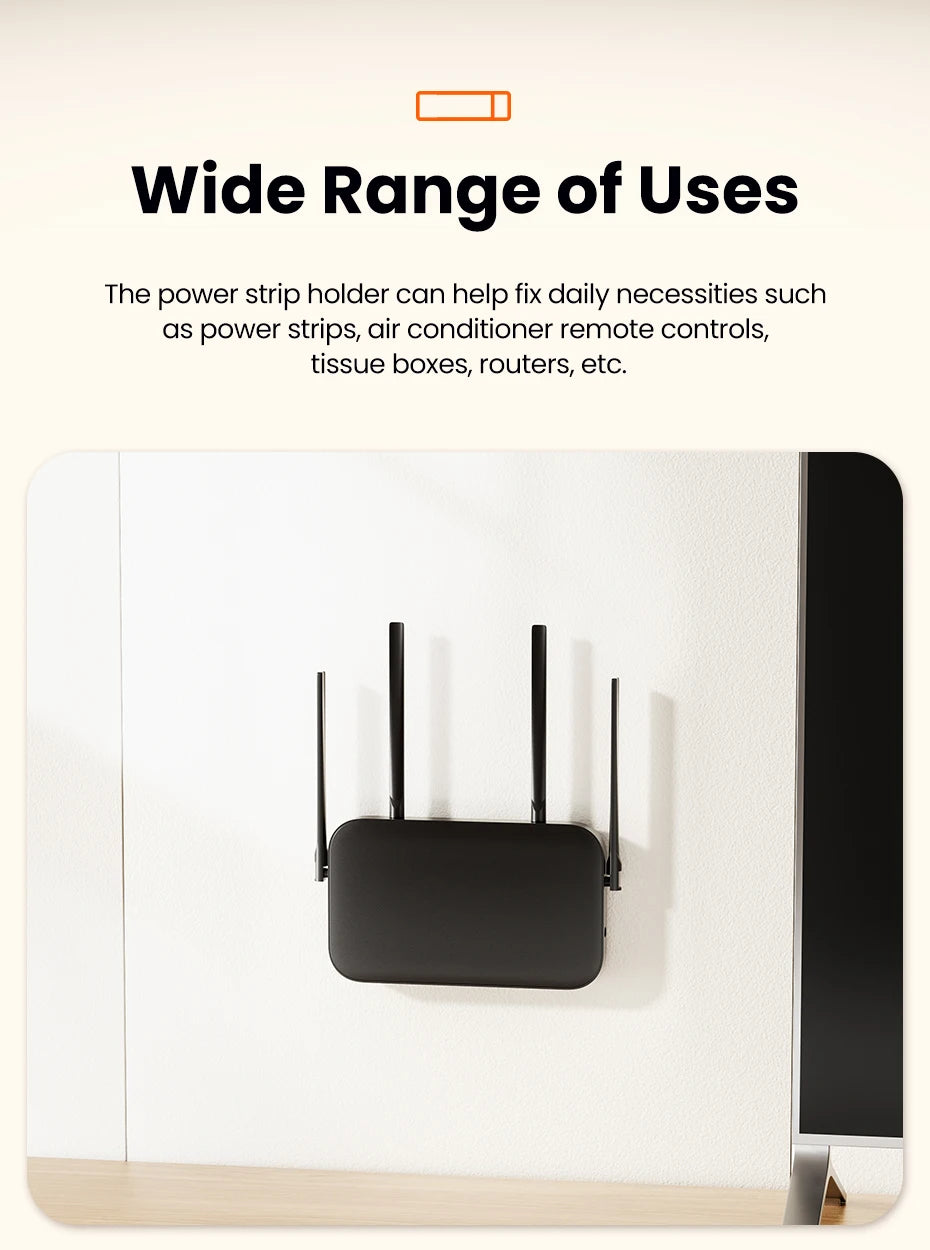 Self-Adhesive Power Socket Strip
