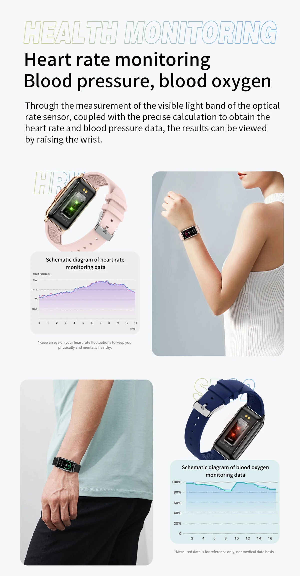 LIGE Smart Bracelet For Android IOS