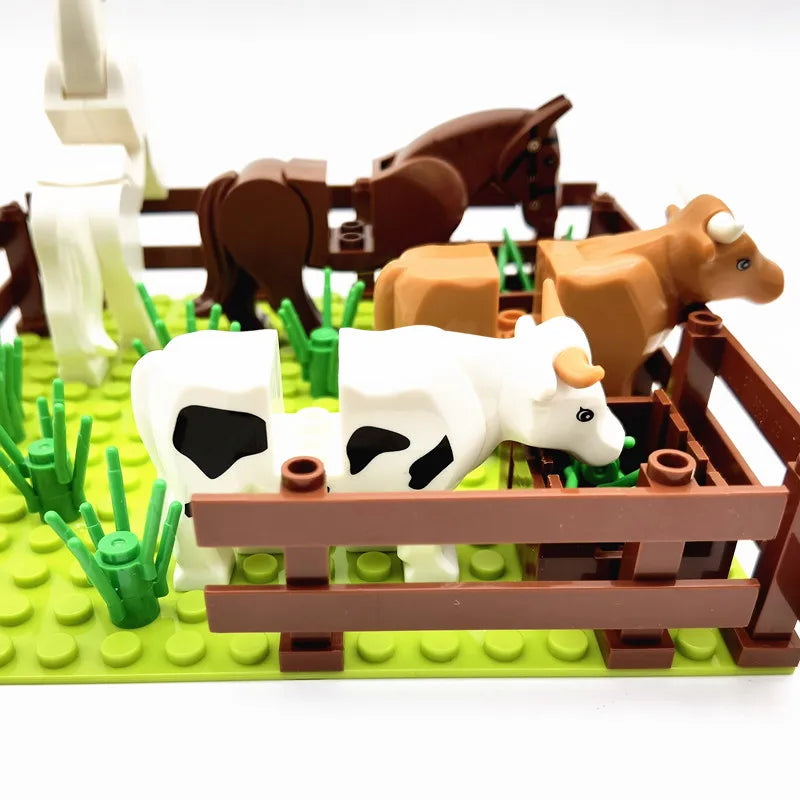 Farm Animals Trees Plants Building Blocks