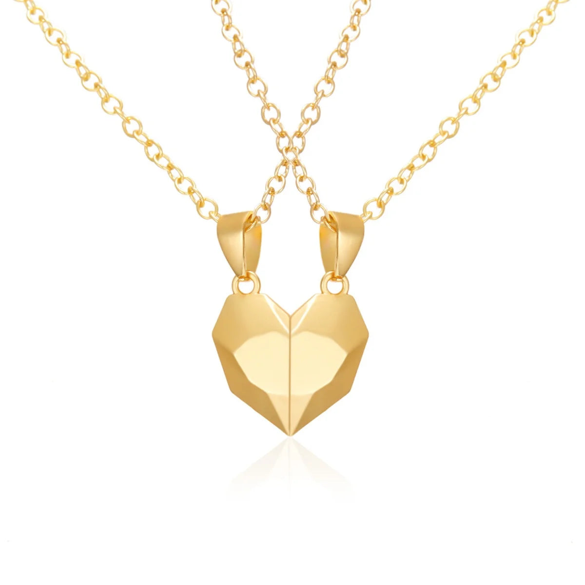 Magnetic Heart Couple Necklace