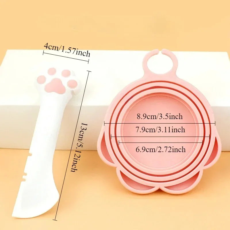 Long handled pet canned food spoon