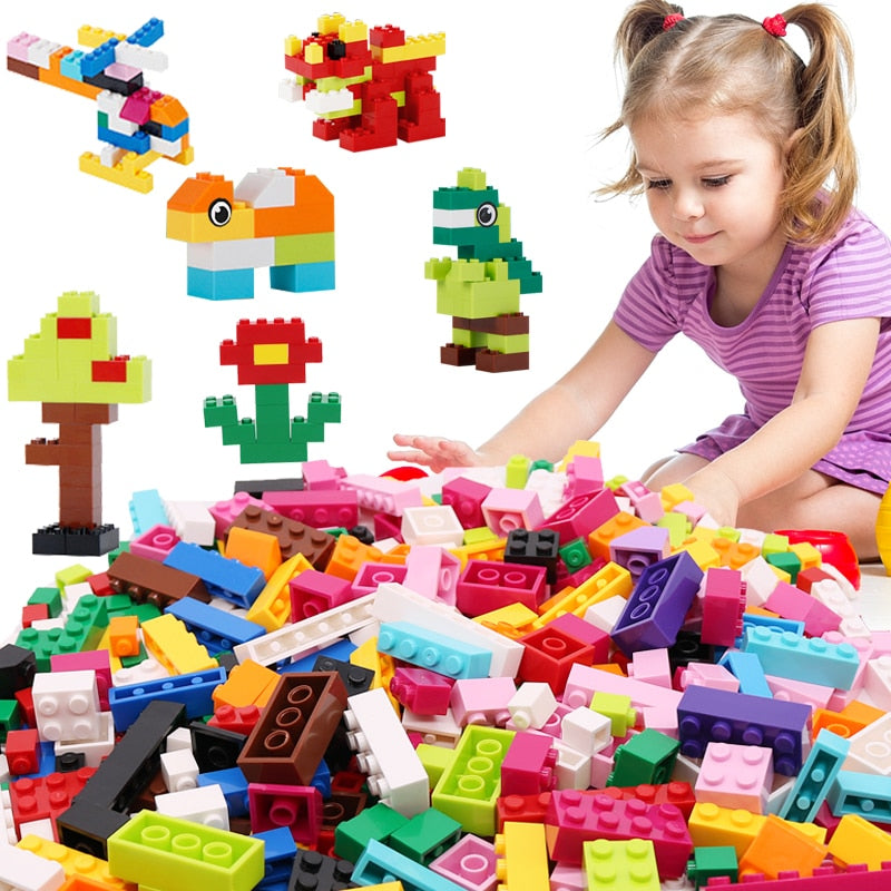 1000 Pieces DIY Creative Building Blocks Bulk Sets City Classic Bricks - BestShop