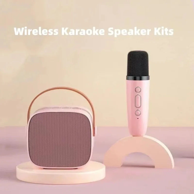 Karaoke Wireless Dual Microphones Machine For Kids