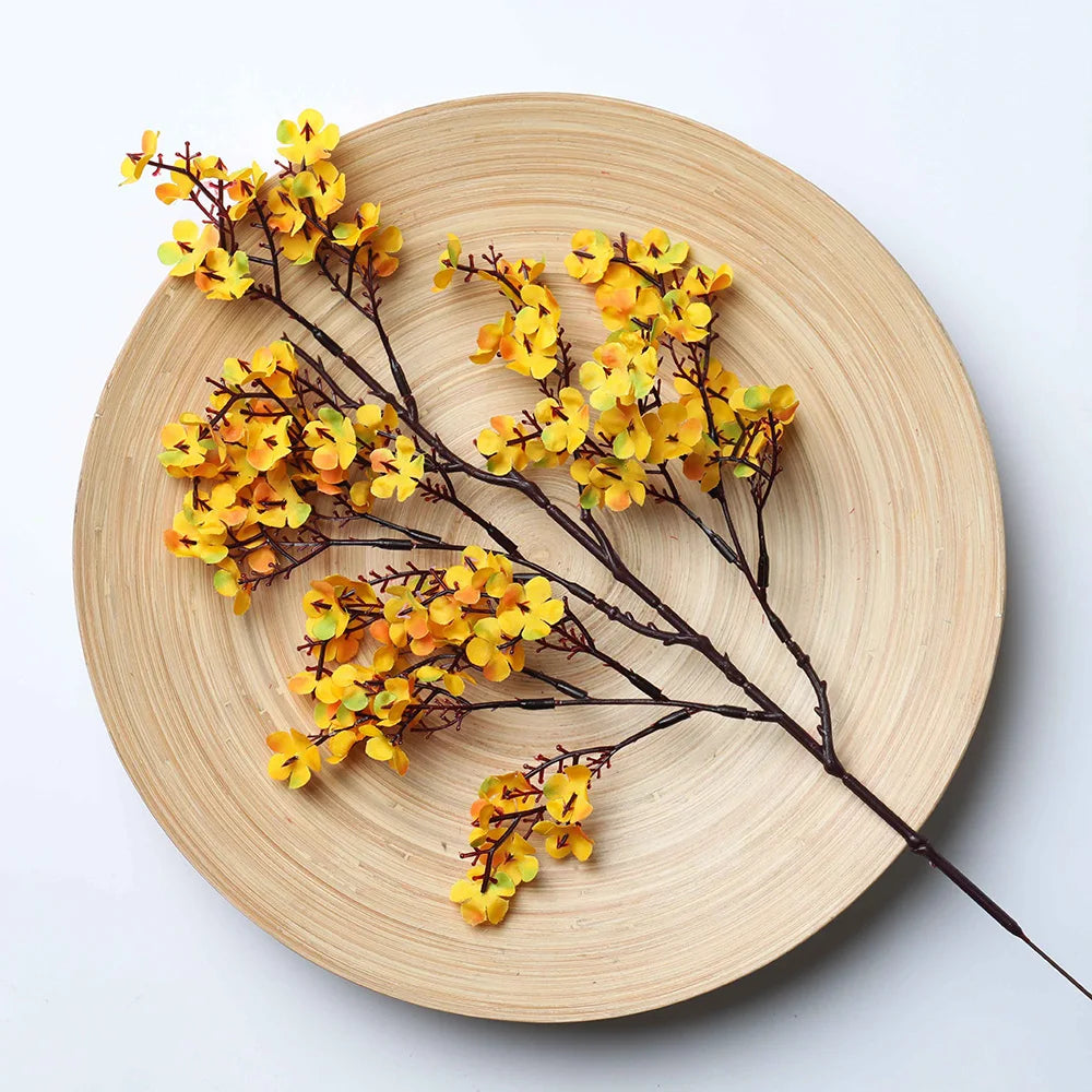 Gypsophile artificielle en soie, 50 cm, longues branches, décoration d'intérieur, fausses plantes, pour fête de mariage, DIY