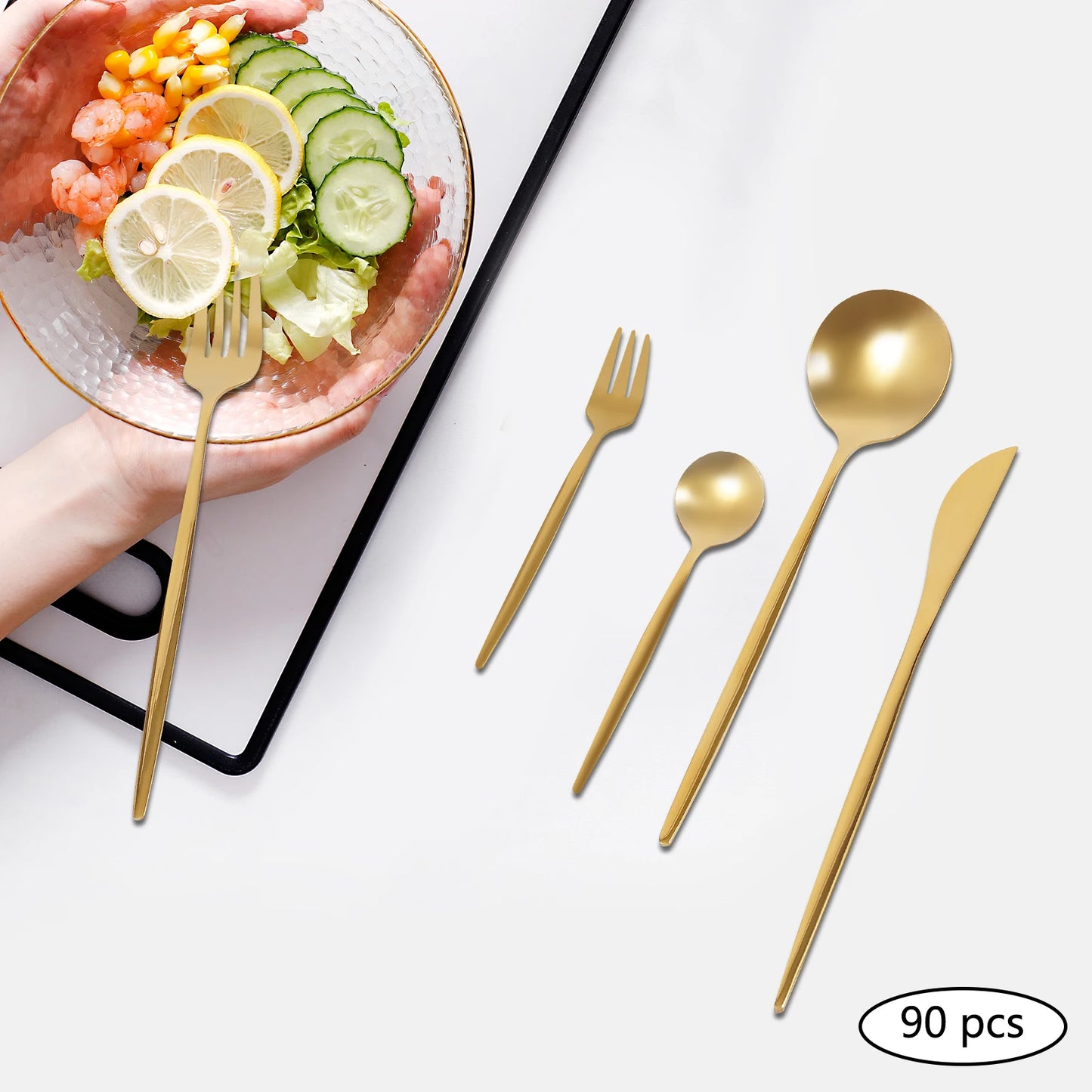Flatware Set Stainless Steel Silverware Cutlery