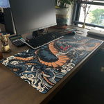 Load image into Gallery viewer, Large Game Mouse Pad Japanese Dragon Gaming Accessories - BestShop
