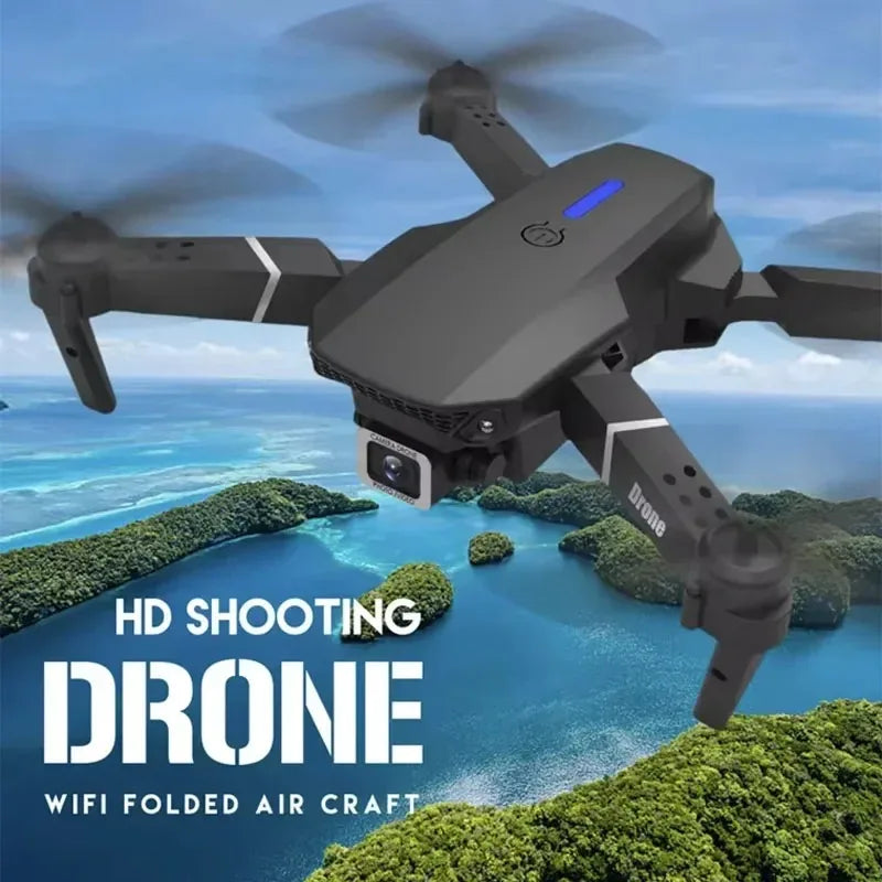 Drone RC pliable E88Pro avec caméra HD 4K/1080P