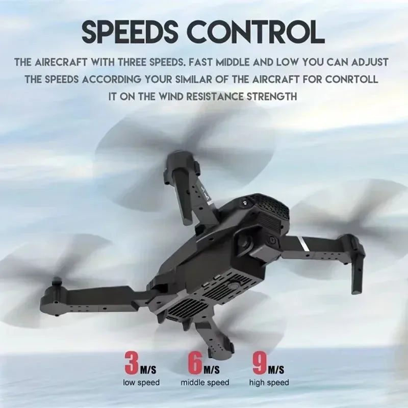 Drone RC pliable E88Pro avec caméra HD 4K/1080P
