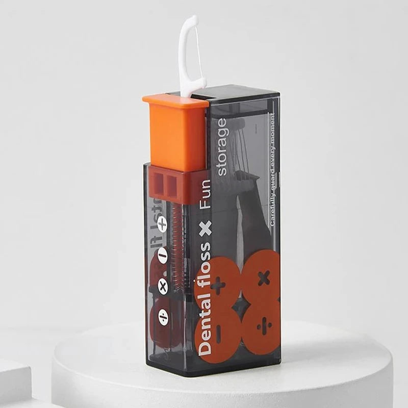Portable Floss Dispenser Automatic Ejectable