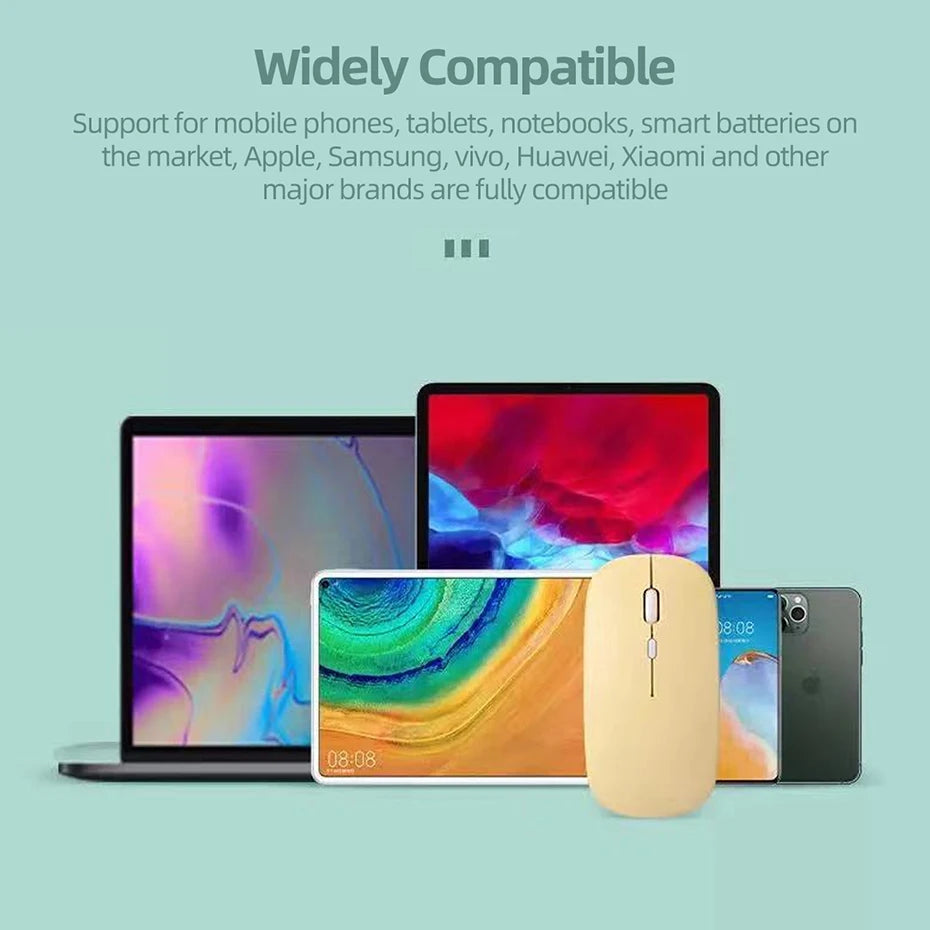Portable Workin Bluetooth Mouse