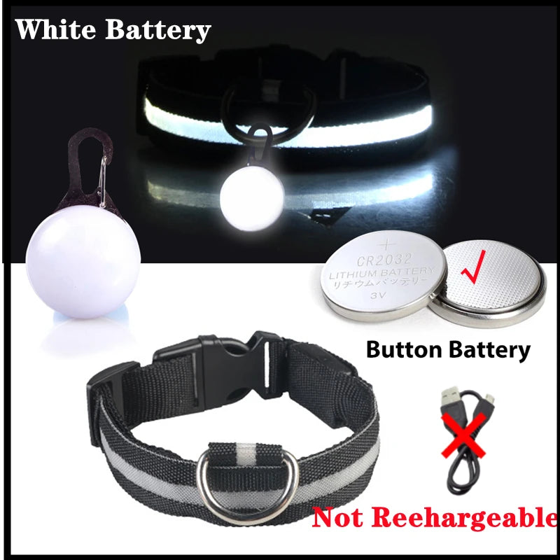 Usb Charging Glowing Dog Collar