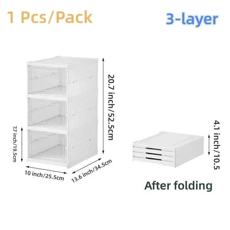 6 Layers Shoes Box Storage Organizers