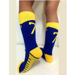 Load image into Gallery viewer, Blue Yellow Soccer Socks Fast-drying Breathable Non-Slip - BestShop

