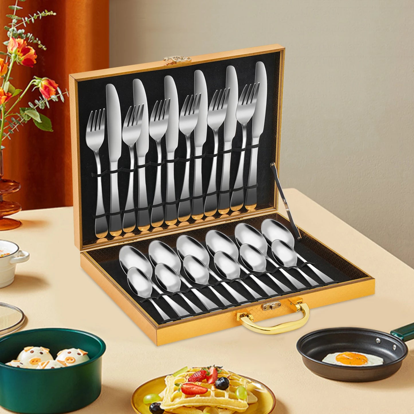 Flatware Set Stainless Steel Silverware Cutlery