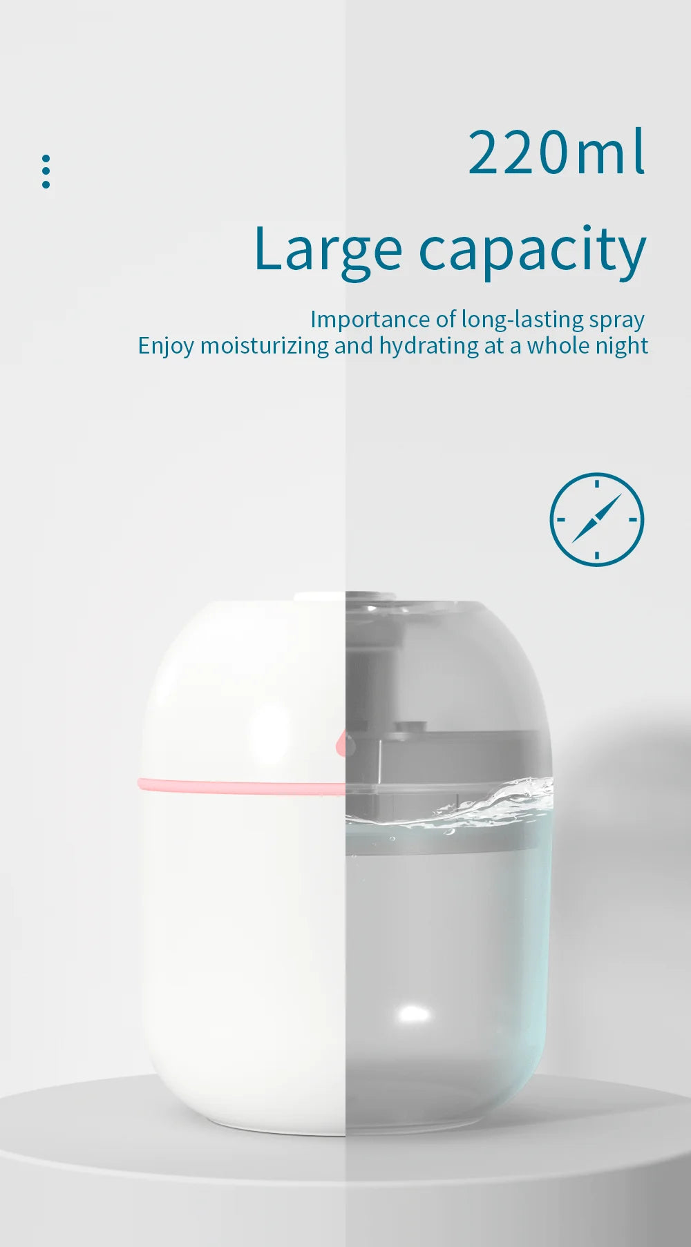 Portable USB Ultrasonic Mini Humidifier