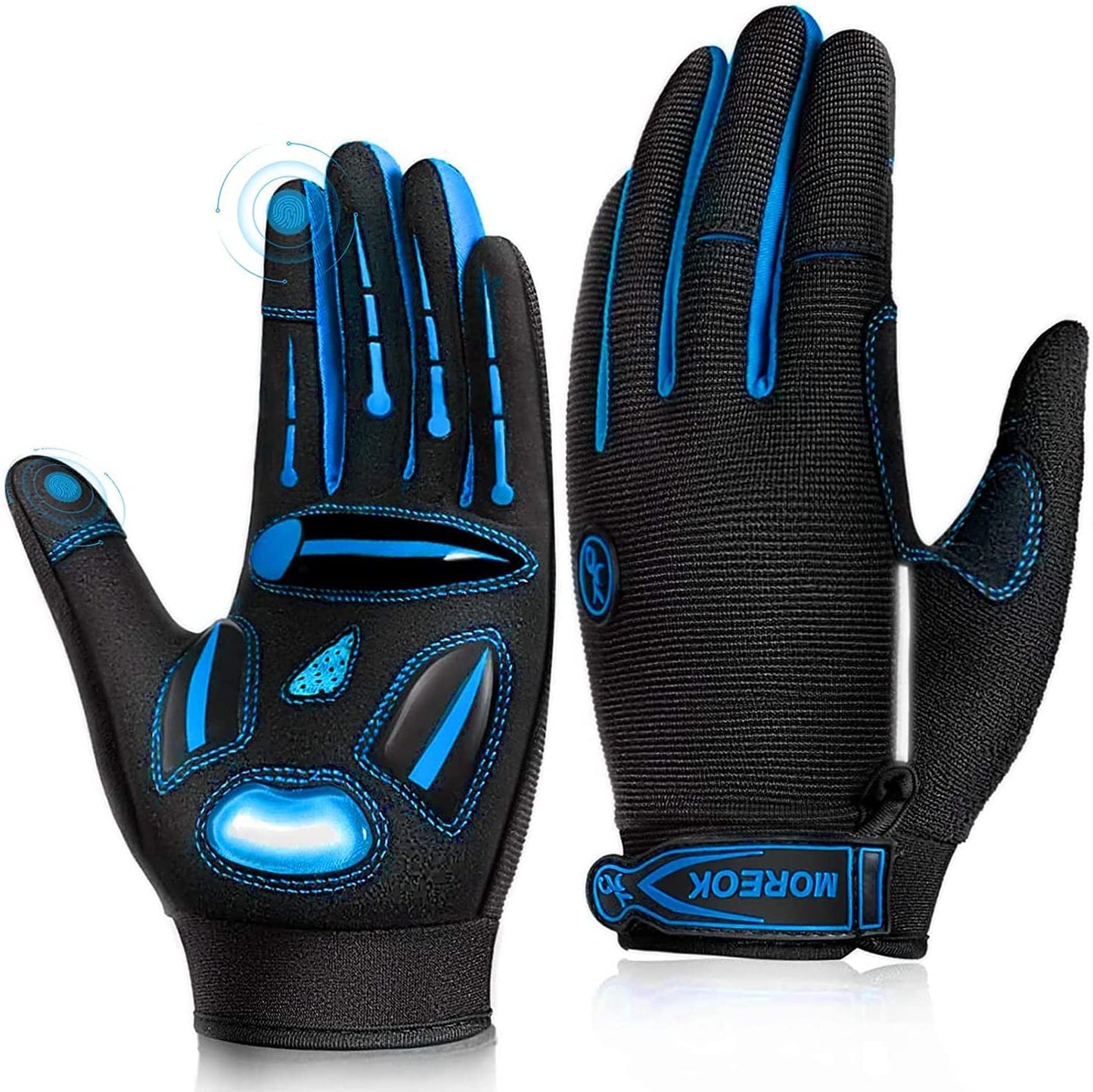 MOREOK Bike Gloves 5MM Liquid Gel Pad Bicycle Gloves Shockproof - BestShop