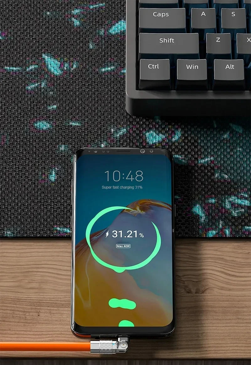 Fast Charge 180 Degree Rotation USB