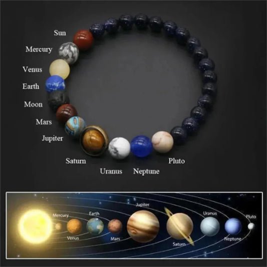 Cosmic Solar System Bracelet