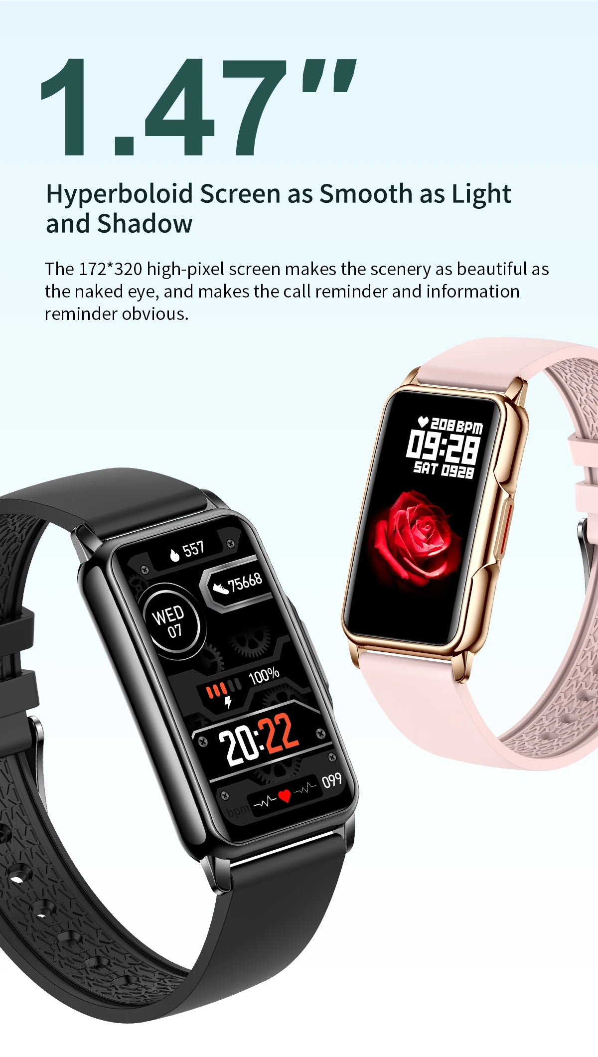 LIGE Smart Bracelet For Android IOS