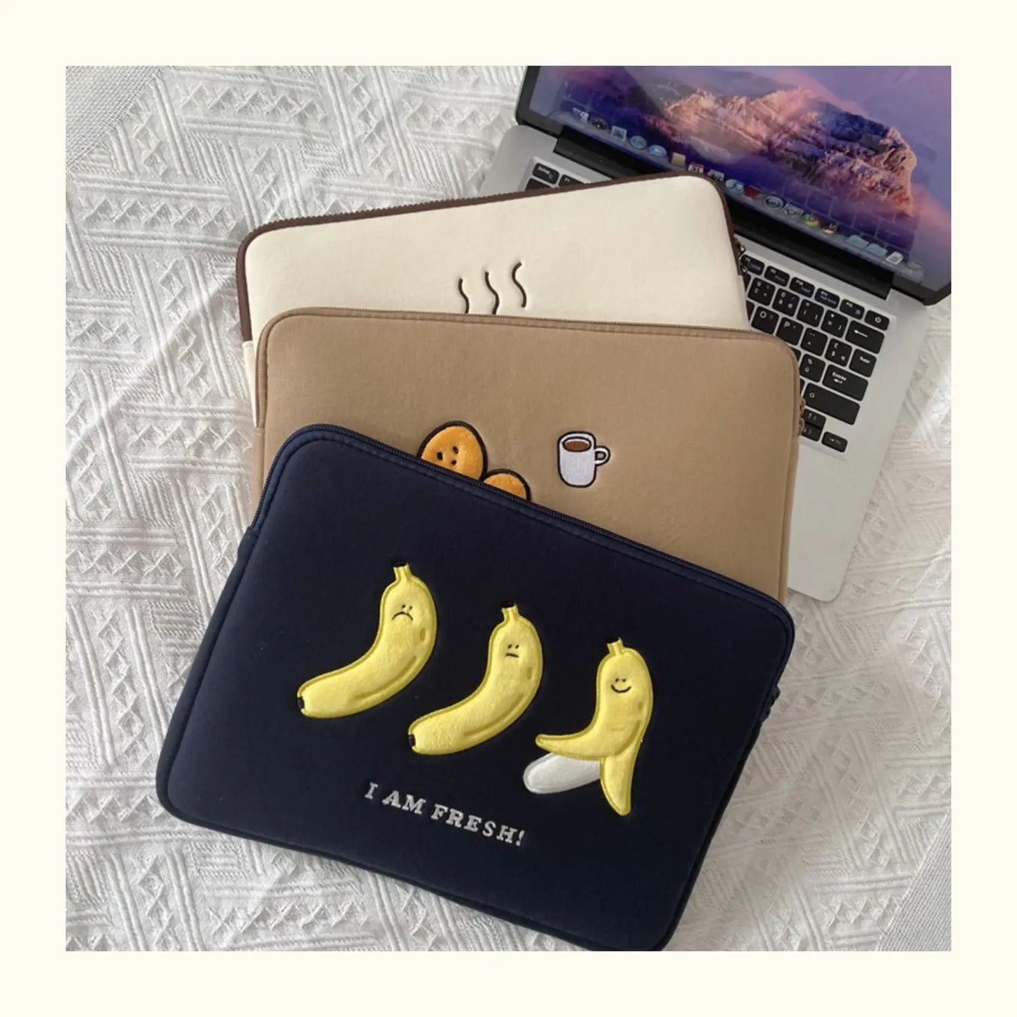 Housses mignonnes pour ordinateur portable MacBook