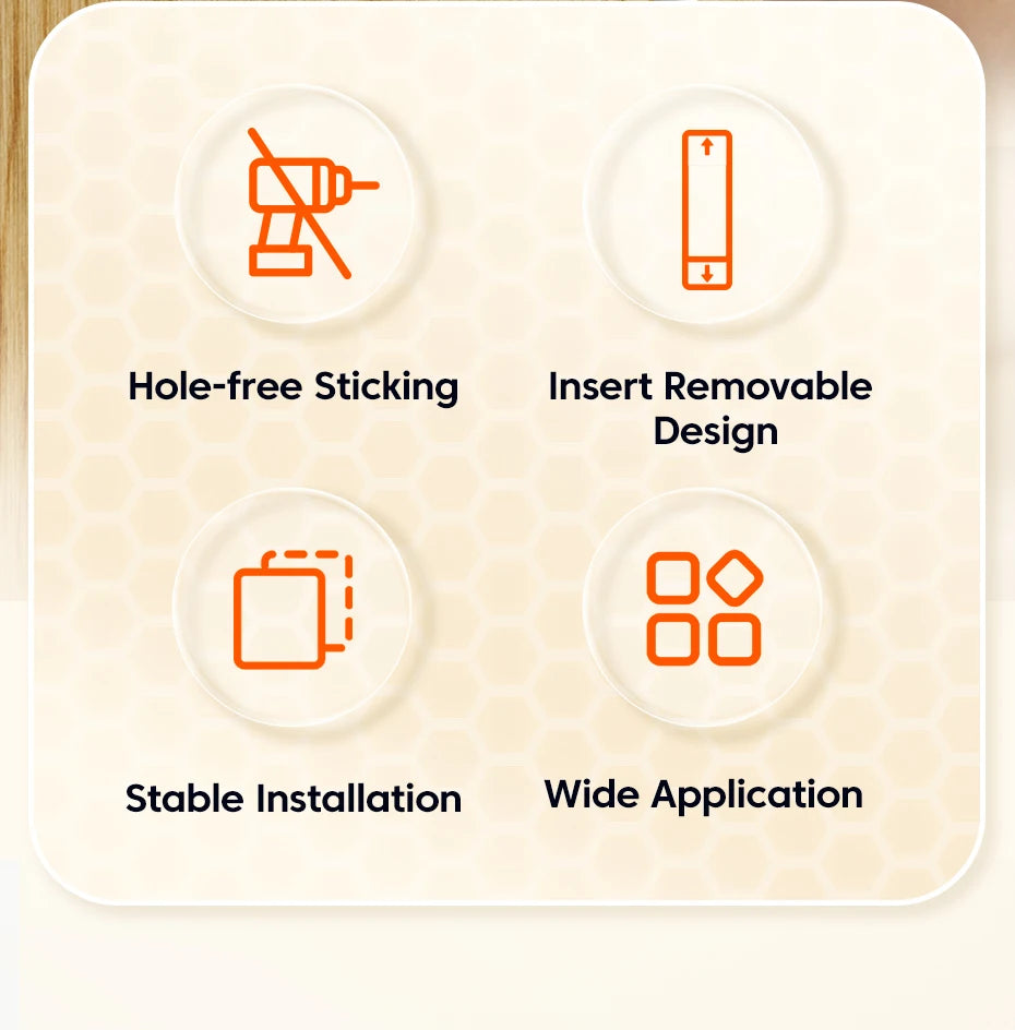 Self-Adhesive Power Socket Strip