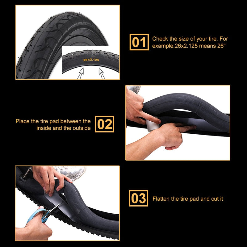 Cycling Puncture Proof Belt 26" 29" Bicycle Tire Liner - BestShop