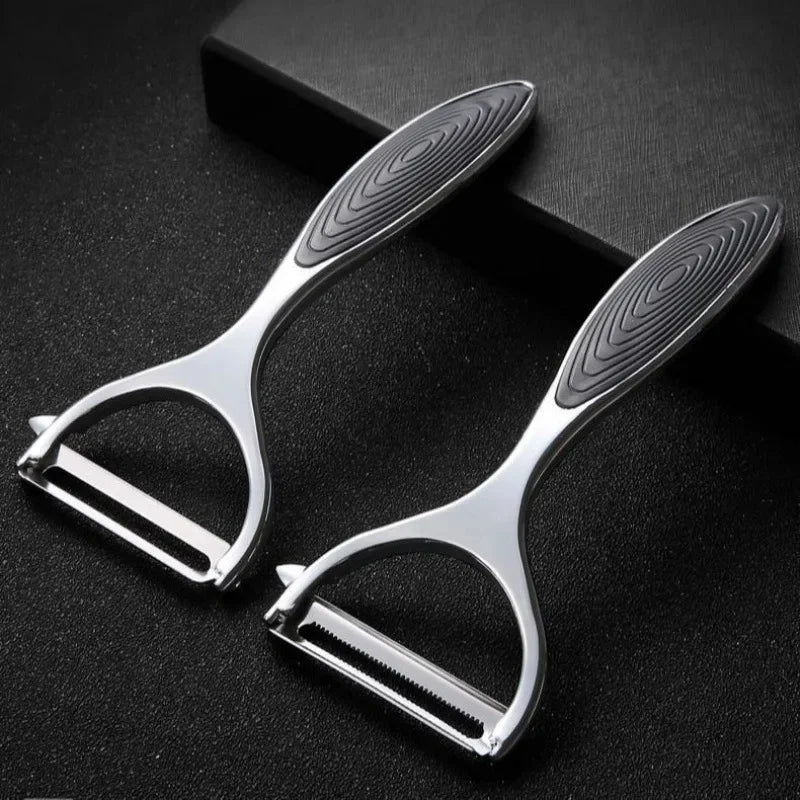 Serrated Blade/Flat Blade Knife Peeler