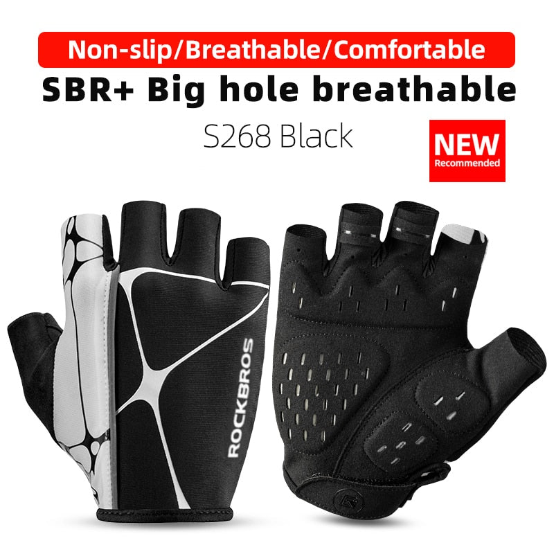 Cycling Gloves Half Finger Shockproof Wear - BestShop