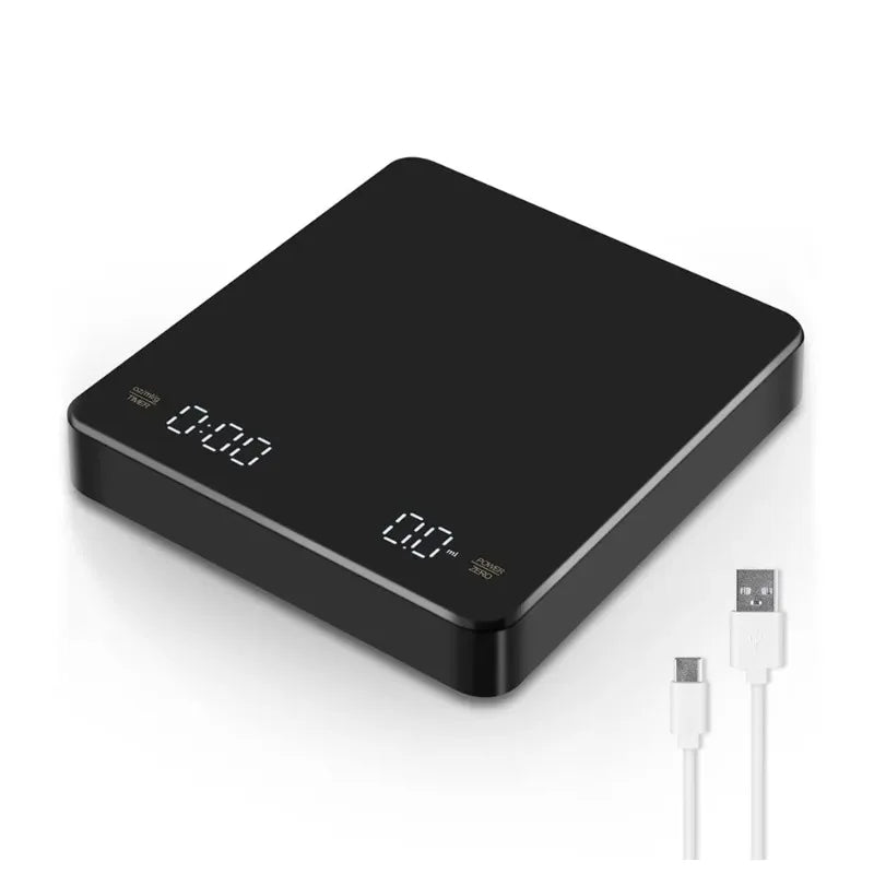 Digital Coffee Scale with Timer LED
