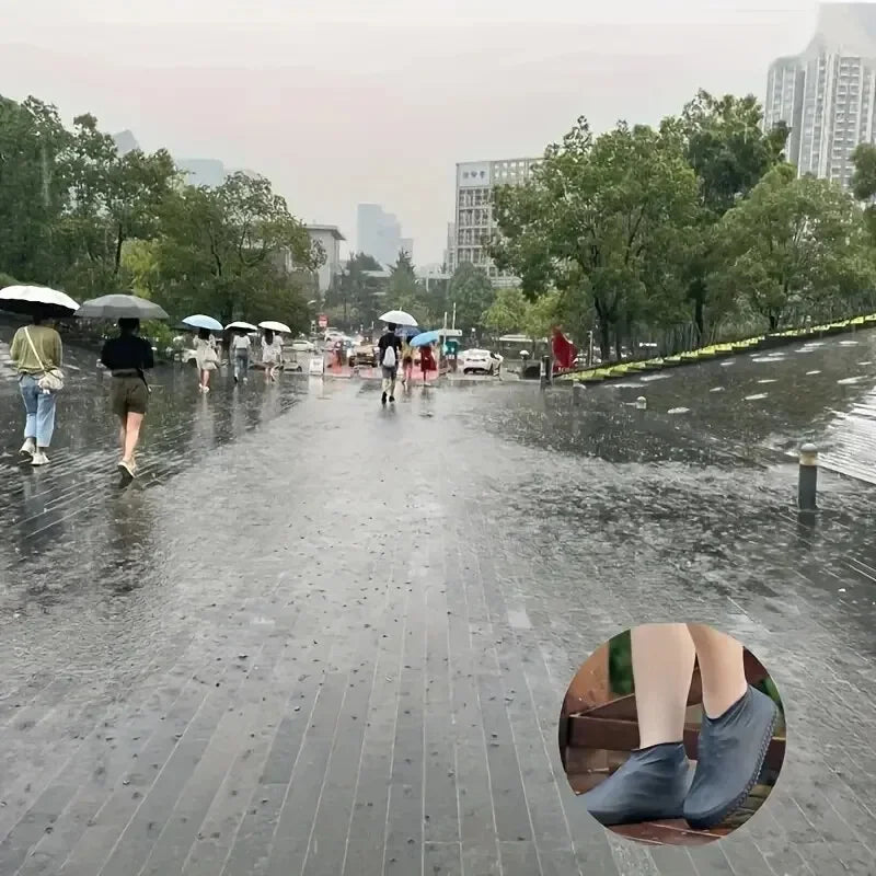 Rubber Rain Boot Overshoes For Outdoor